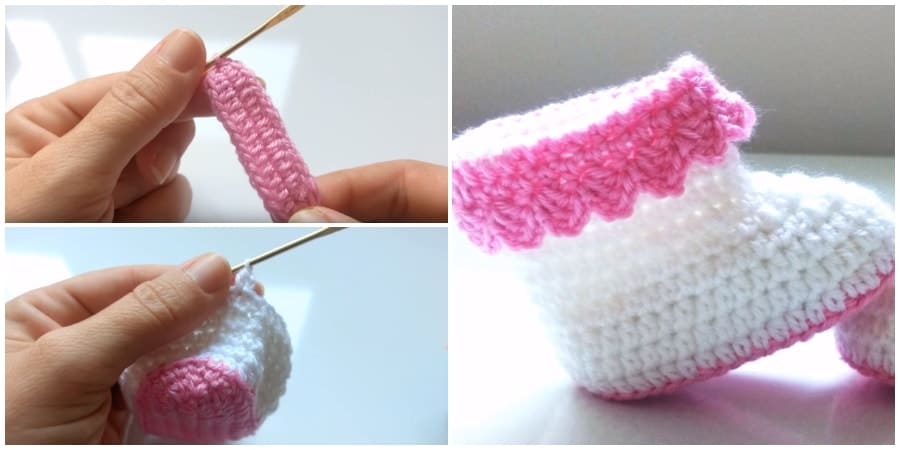 Crochet Baby Bootie - Video Tutorial 