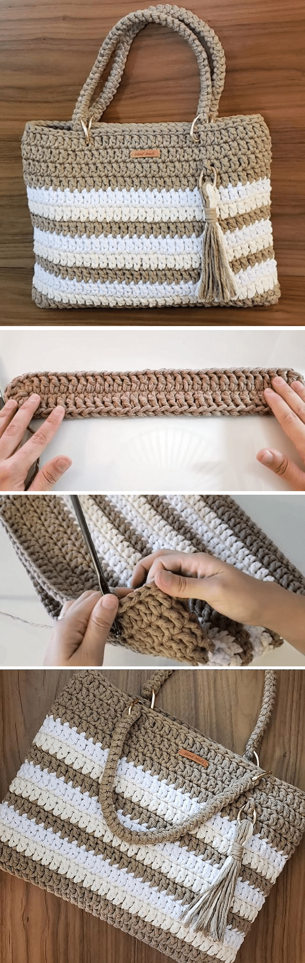 Crochet Bag With String Thread - Crochet Kingdom