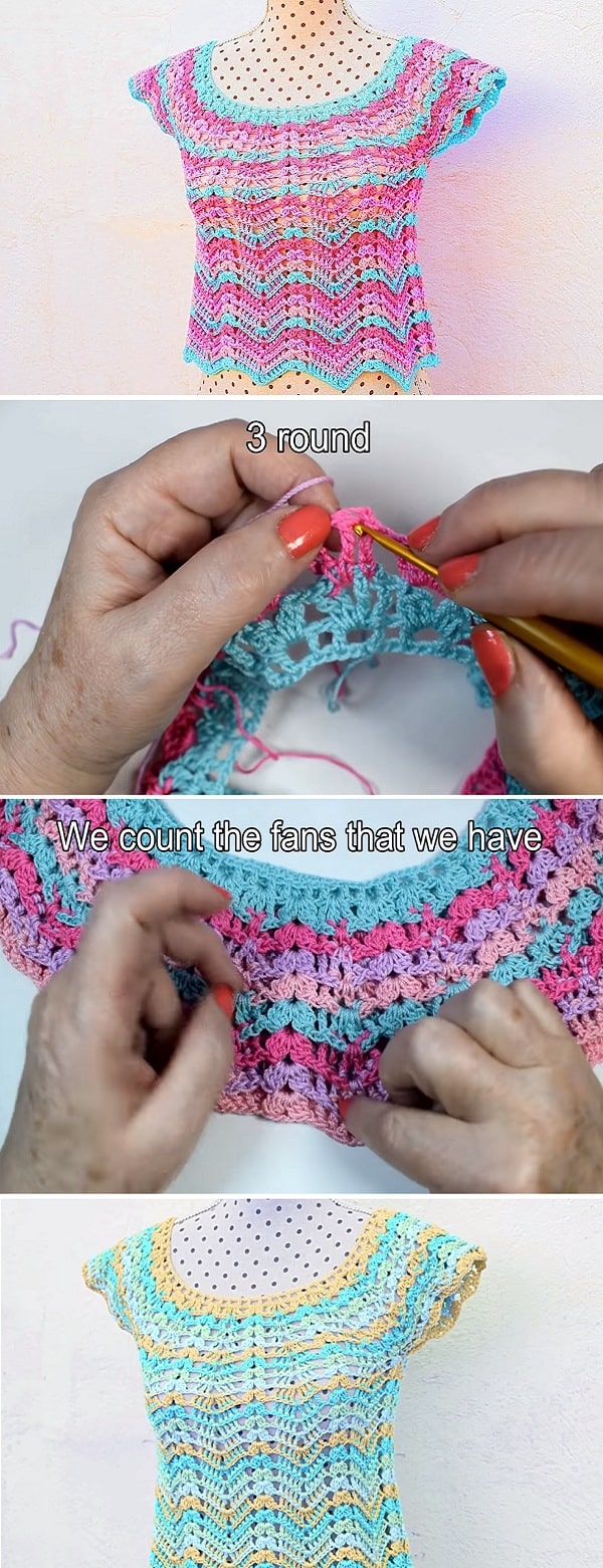 Crochet Summer Blouse - Crochet Kingdom