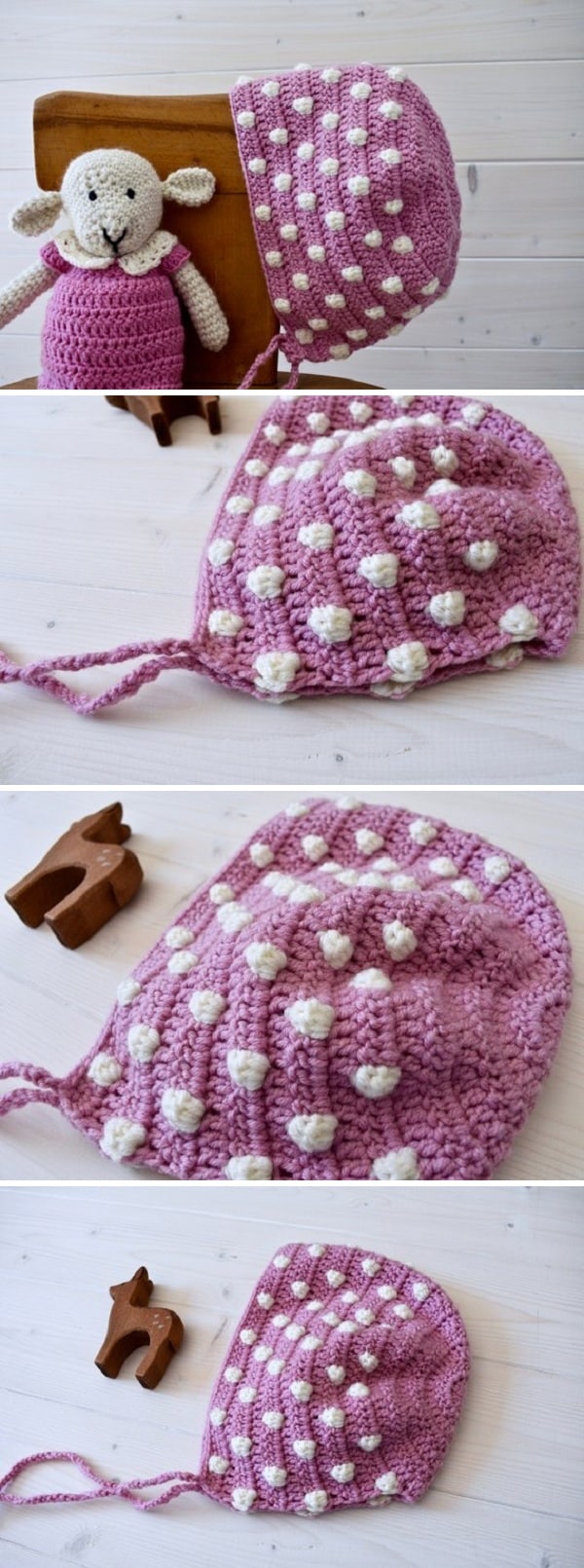 This tutorial will show you how to Crochet Bobble Stitch Hat. This tutorial is suitable for beginners.