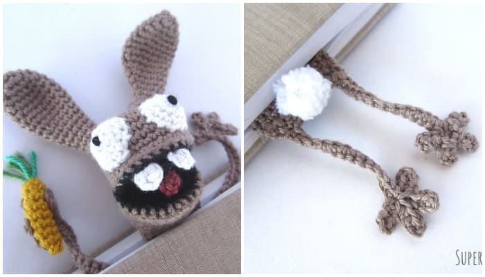 Looking for a quick crochet project? This quick and easy crochet bunny bookmark will make a really nice gift for book lovers. A cute little gift yet an amazing idea to use up your scrap yarn. Feel free to ask questions to clarify any doubts. 
