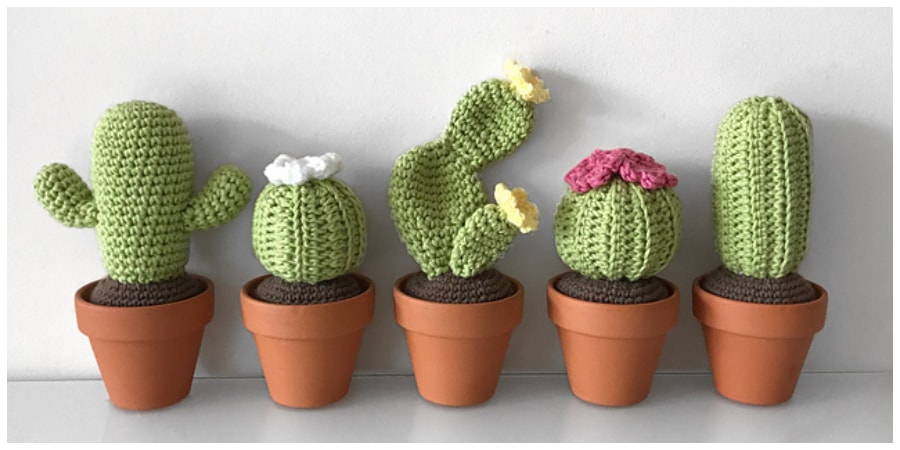 In this 4 part mini series Zoe will be giving you 4 detailed posts on how to make your own Crochet Cactus Patterns. Each blog post will contain a different cactus patterns and It's free fpr everyone.