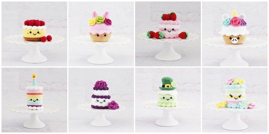 These Crochet Cupcake and cake Patterns can be a nice alternative to the usual plastic or rubber toys. Birthday candle adds lots of imagination to this sweet project. Enjoy, guys !