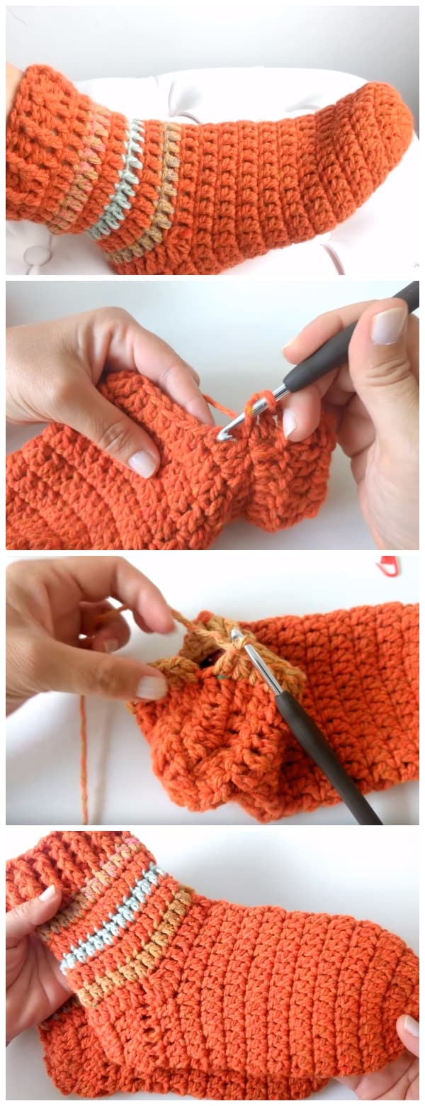 IF you want to Learn how to Crochet Slippers using a very simple video tutorial, you are on the right place. This link will take you to the adult size of this cute slipper pattern.