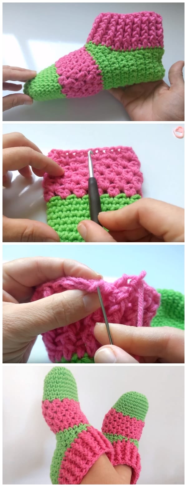 These Crochet Slippers patters are great for beginners and advanced crocheters too. Learn how to Crochet with this simple free step by step video tutorial.