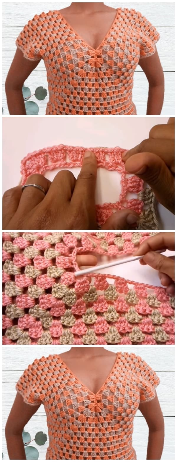 In this tutorial will teach you how to make a Crochet Sweater Top. If you can make a granny square, then you can do this. Even if you can't. I will take you step by step in creating this crochet sweater.