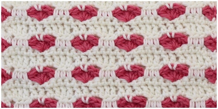 Learn how to Crochet Heart Stitch. The Heart Stitch is a fairly simple stitch that creates an intricate Heart pattern. Perfect for Valentine's Day, or to add some love to any crochet project. Enjoy, guys !