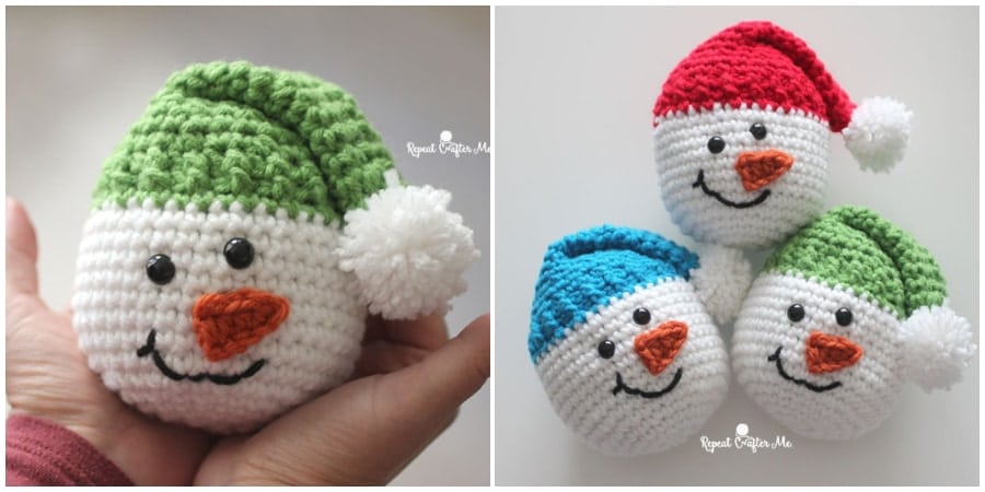 Crochet Snowman will appeal to both adults and children and will take pride of place under the Christmas tree. Christmas crochet is an exciting activity, It's time to create holiday home decor and unique gifts. Enjoy. guys !