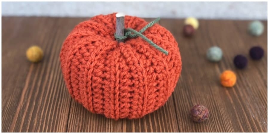 Learn step by step how to make this quick and easy Ribbed Crochet Pumpkin. Make this cute little buddy as a fun and adorable decoration or toy.