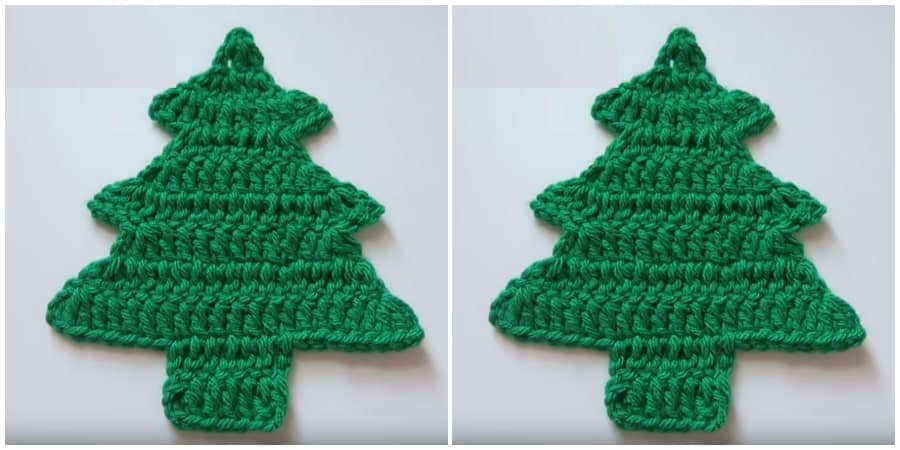 This Crochet Christmas Tree is very easy to make. It will take a couple of hours to make a beautiful decoration. The height of Christmas Tree is about 9-12 cm, depending on yarn weight and hook size. Enjoy !