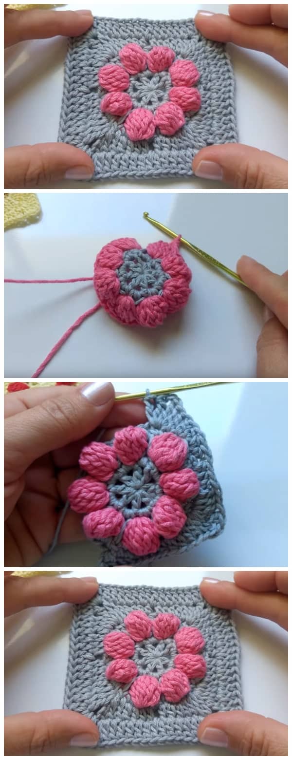 This is one of the best Crochet Flower Granny Square which can be used in all the same ways that a granny square would be used, such as in blankets, pillows, clothing, accessories, or other projects. Enjoy !