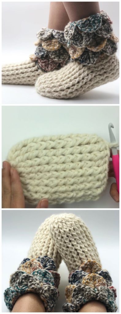 Crochet Slipper Boots - Learn To Crochet - Crochet Kingdom