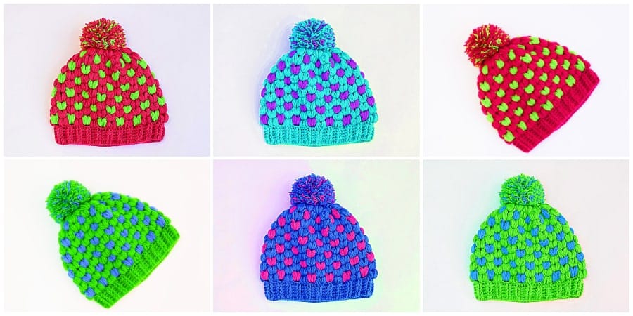 This is very easy Crochet hat. The colors of this hat are a little flashy, but I think the combination has been especially nice. I hope you like it. Enjoy !