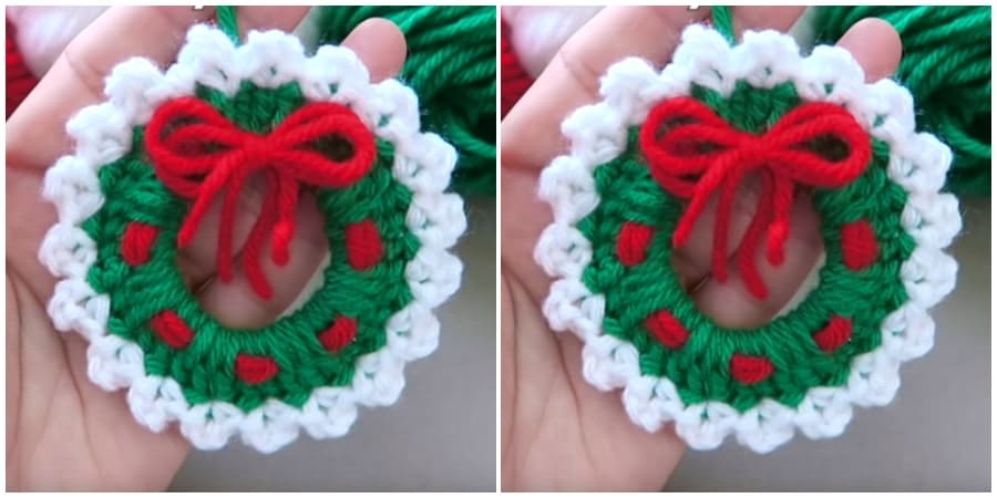 Make this rochet Christmas Wreath and decorate to match your home or the season.. The pattern includes instructions for all details but you could easily add your own decorations to customize. Happy Christmas !