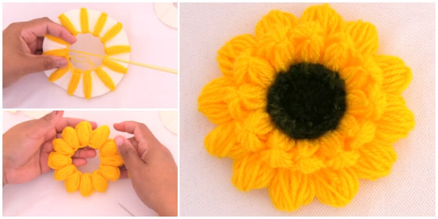 This is a one of the best Sunflower Embroidery Simple trick for everyone. It’s one of the best trick. Since flowers and leaves are probably the most common motif in hand embroidery, it’s good to have a whole arsenal of stitching techniques on hand for embroidering them. 