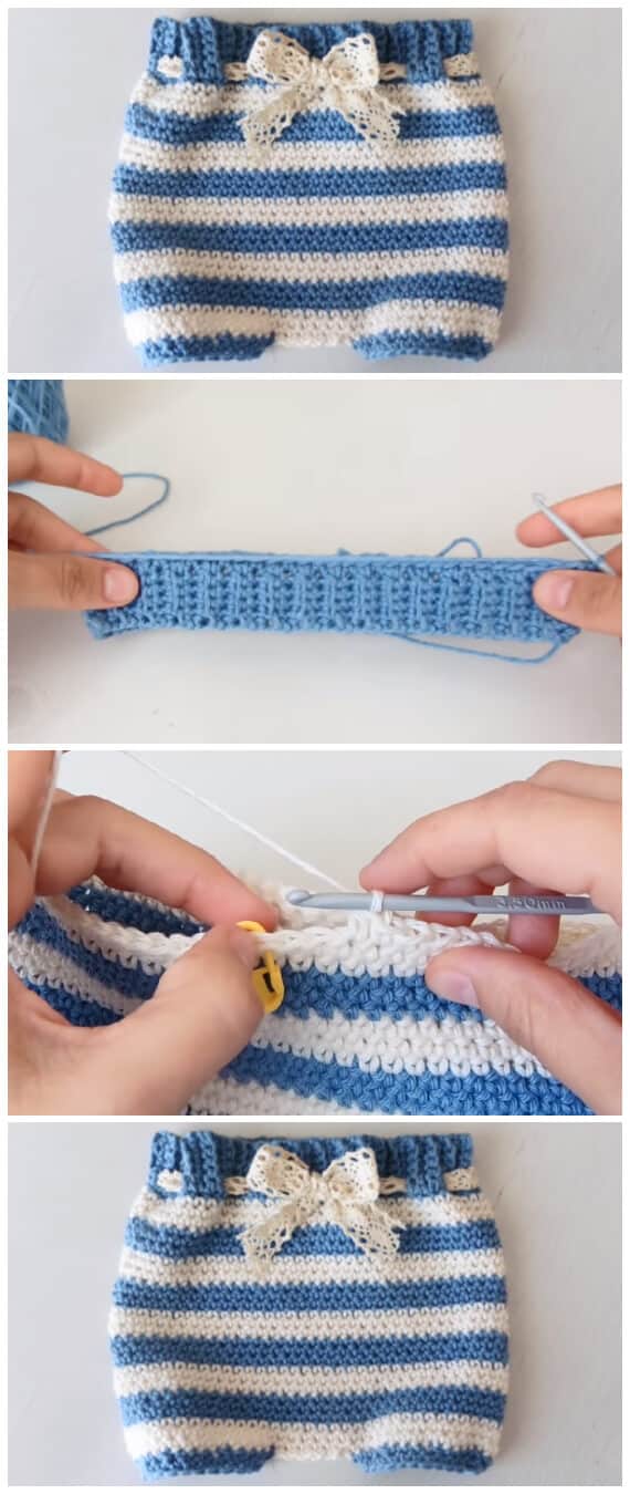 This is a super easy and fast step by step tutorial that will teach you how to Crochet Baby Diaper Cover. Spring is here and It's one of the best project for this season. Enjoy !