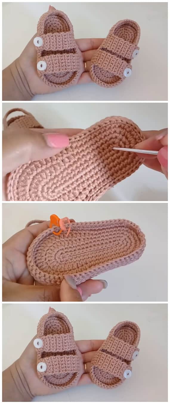 This is a super easy and fast step by step tutorial that will teach you how to Crochet Sandals. Spring is here and It's one of the best project for babies. Enjoy !