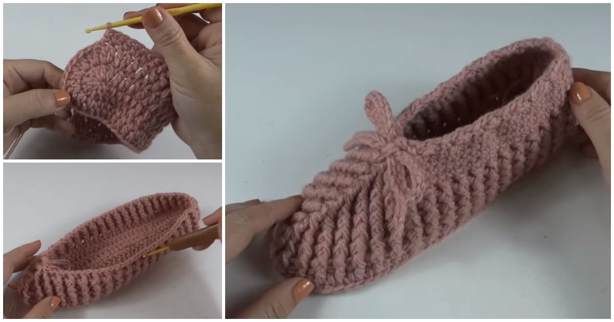 easy crochet slippers for adults
