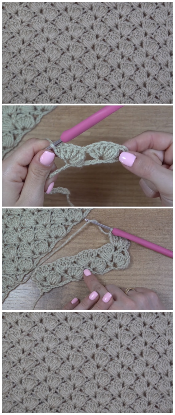 Embossed Crochet Techniques is a unique crochet stitch that creates raised pockets in your fabric.