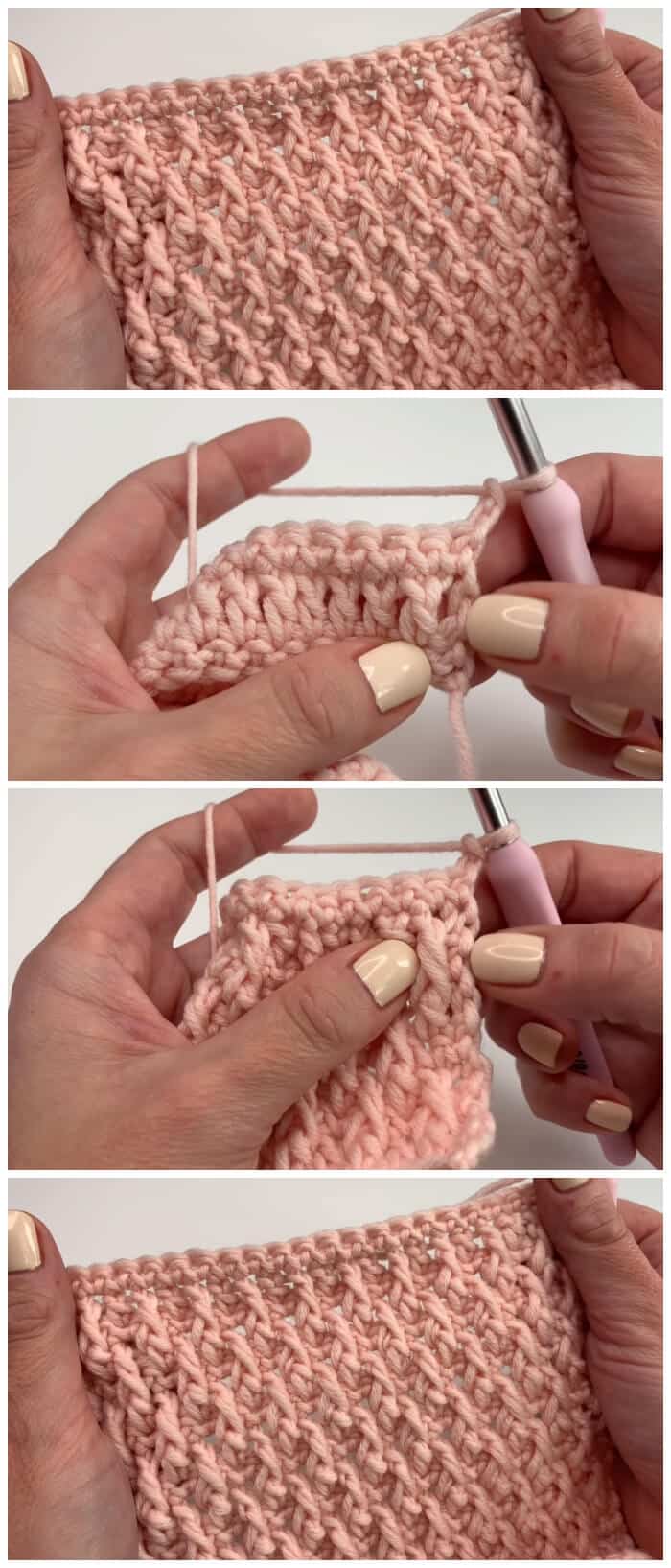 I just love Crochet Alpine Stitch, it’s so rich and elegant and I think that works very well for cardigans, sweaters, baby blankets, fall jackets, cushion covers, or just for a border on your next project. Enjoy !