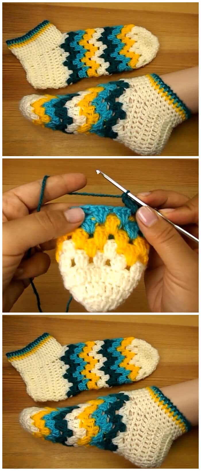 Crochet discount dinosaur slippers