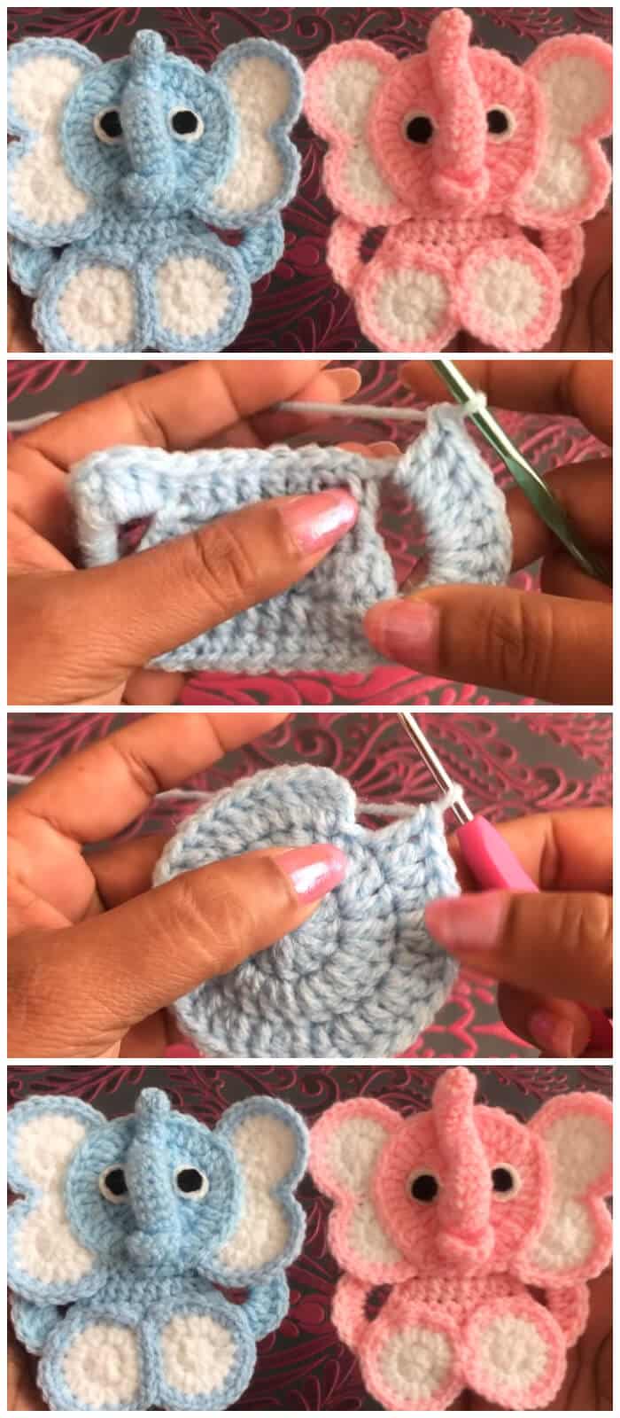 Crochet elephant projects make great gifts for new babies, children's birthdays, Christmas gifts and nursery decor. If you are an animal lover then this crochet tutorial is for you.