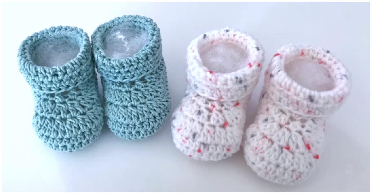 crochet booties easy