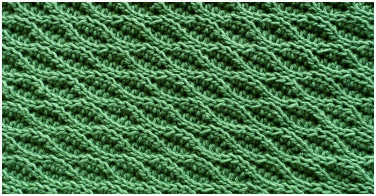 This Almond Ridges Crochet Stitch we're learning today is absolute perfection.  The wave crochet stitch is the perfect baby blanket stitch pattern.