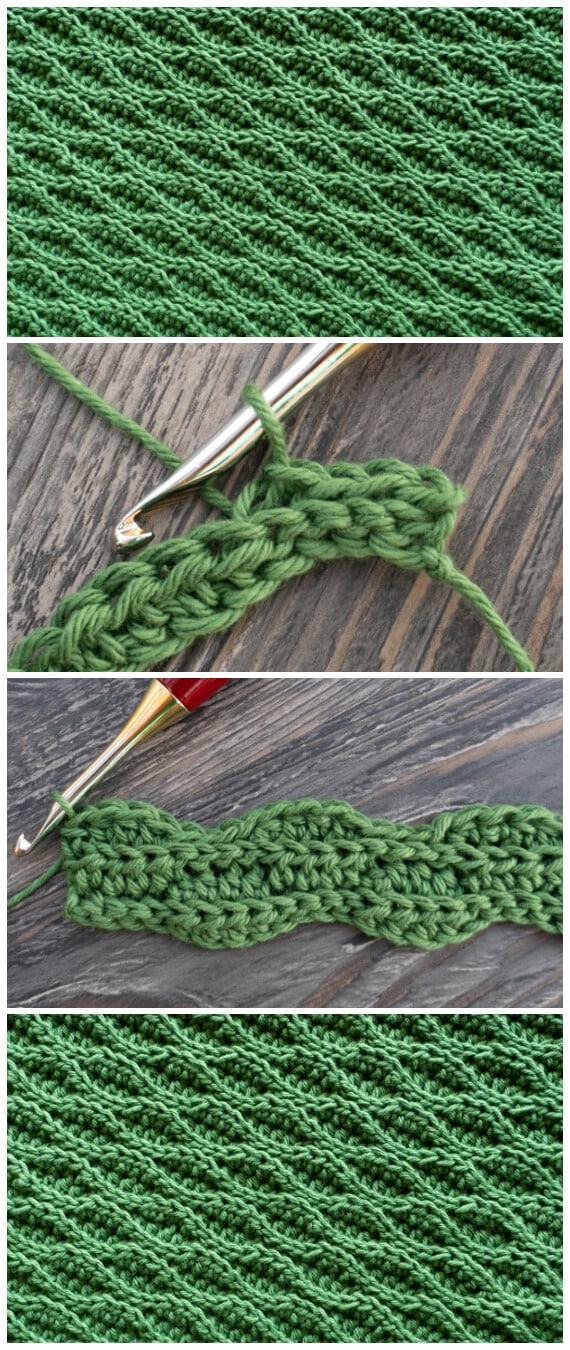 This Almond Ridges Crochet Stitch we're learning today is absolute perfection.  The wave crochet stitch is the perfect baby blanket stitch pattern.