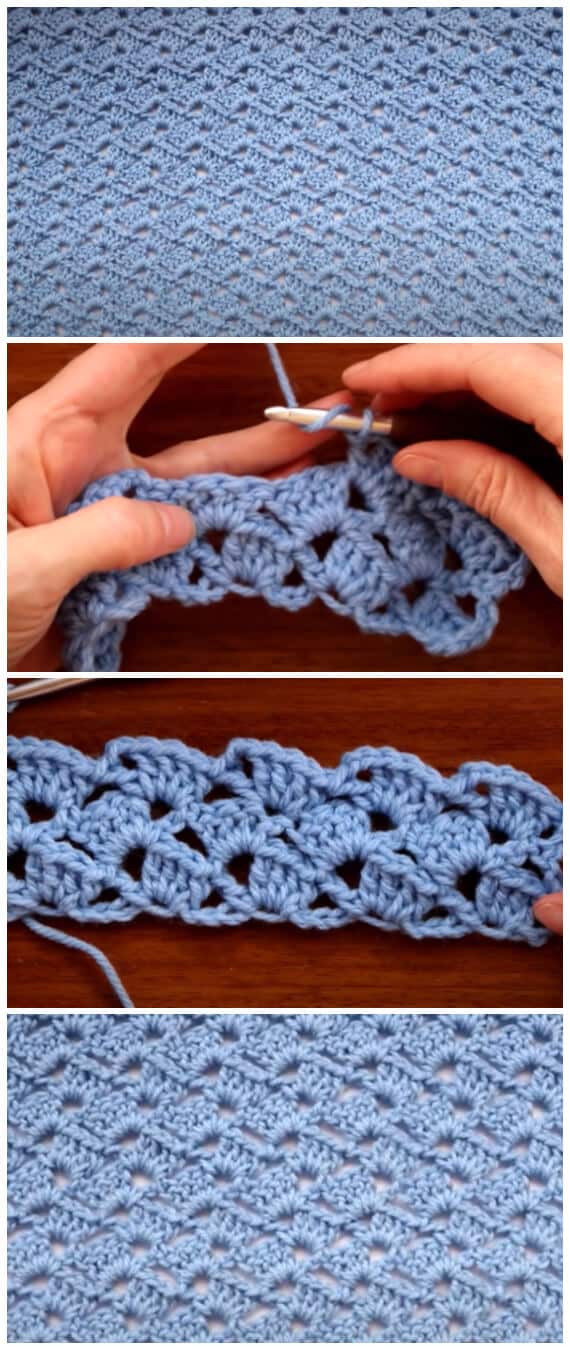  This is a perfect Crochet Drunken Granny Baby Blanket for beginners. It looks super complicated, but it’s just double crochets into spaces, so it goes really quick, and it looks amazing.