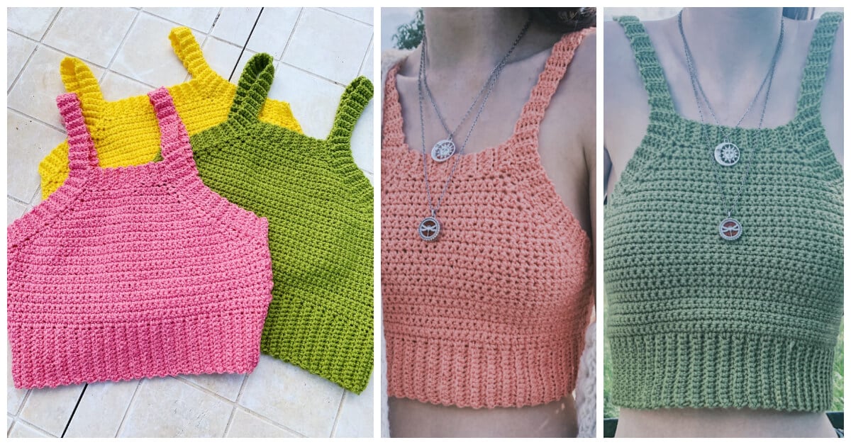 How to Crochet - If you’ve never made a Crochet Summer Fruits Tank Top before you will absolutely love this easy crochet pattern and tutorial.