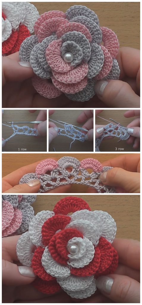 Easy and Quick Crochet Rose Tutorial - Crochet Kingdom