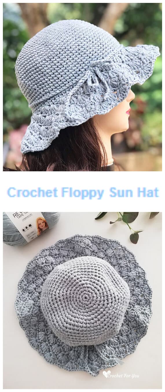 Learn to Crochet - Summer is just around the corner, and these amazing Free Sun Hat Crochet Patterns are just what you need to help you get ready for the warmer days.