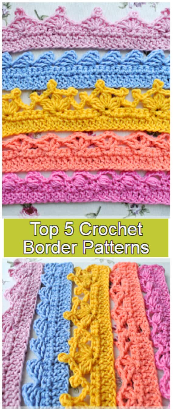 So, you just finished your crochet project and want to give it a finished look? These Top 5 Crochet Border Patterns will surely help you with this!