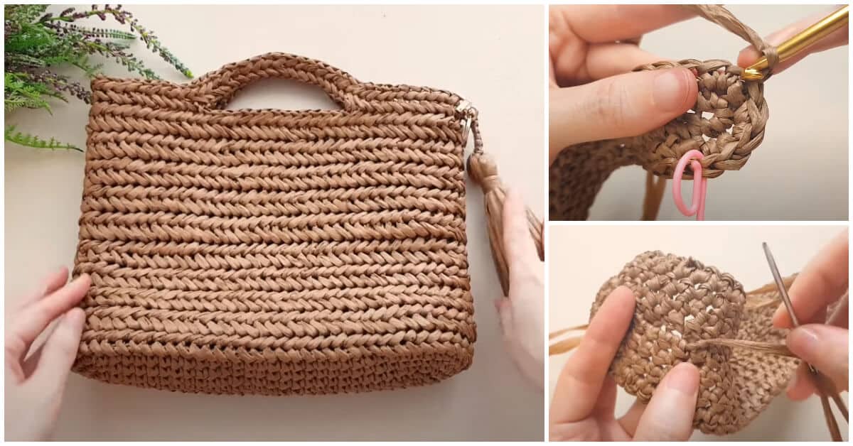 Crochet Flame Stitch Bag Pattern