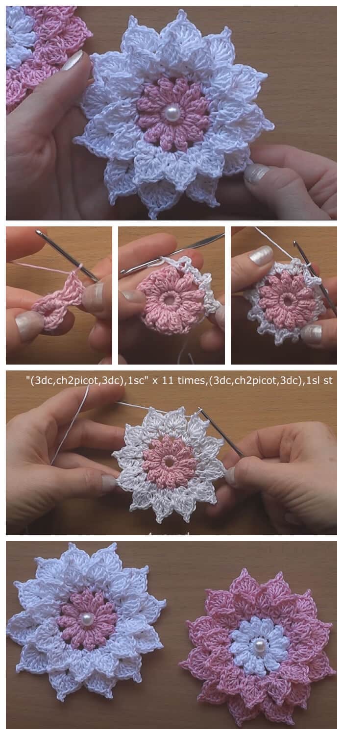 How to Crochet - Summer is right around the corner. It’s the perfect time to start crocheting a new Easy and Simple Crochet Flower.Summer is right around the corner. It’s the perfect time to start crocheting a new Easy and Simple Crochet Flower.