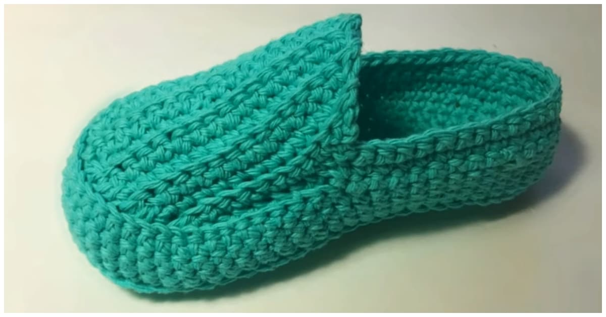 crochet slippers