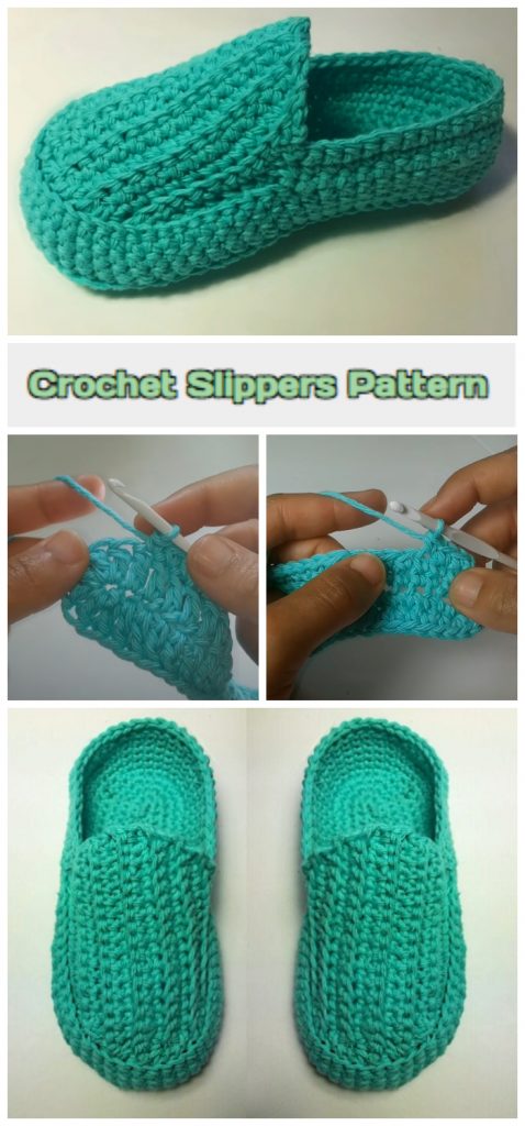 Crochet Slippers Pattern - Crochet Kingdom