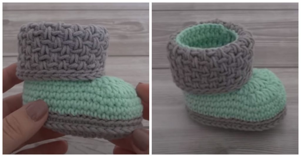 baby booties tutorial