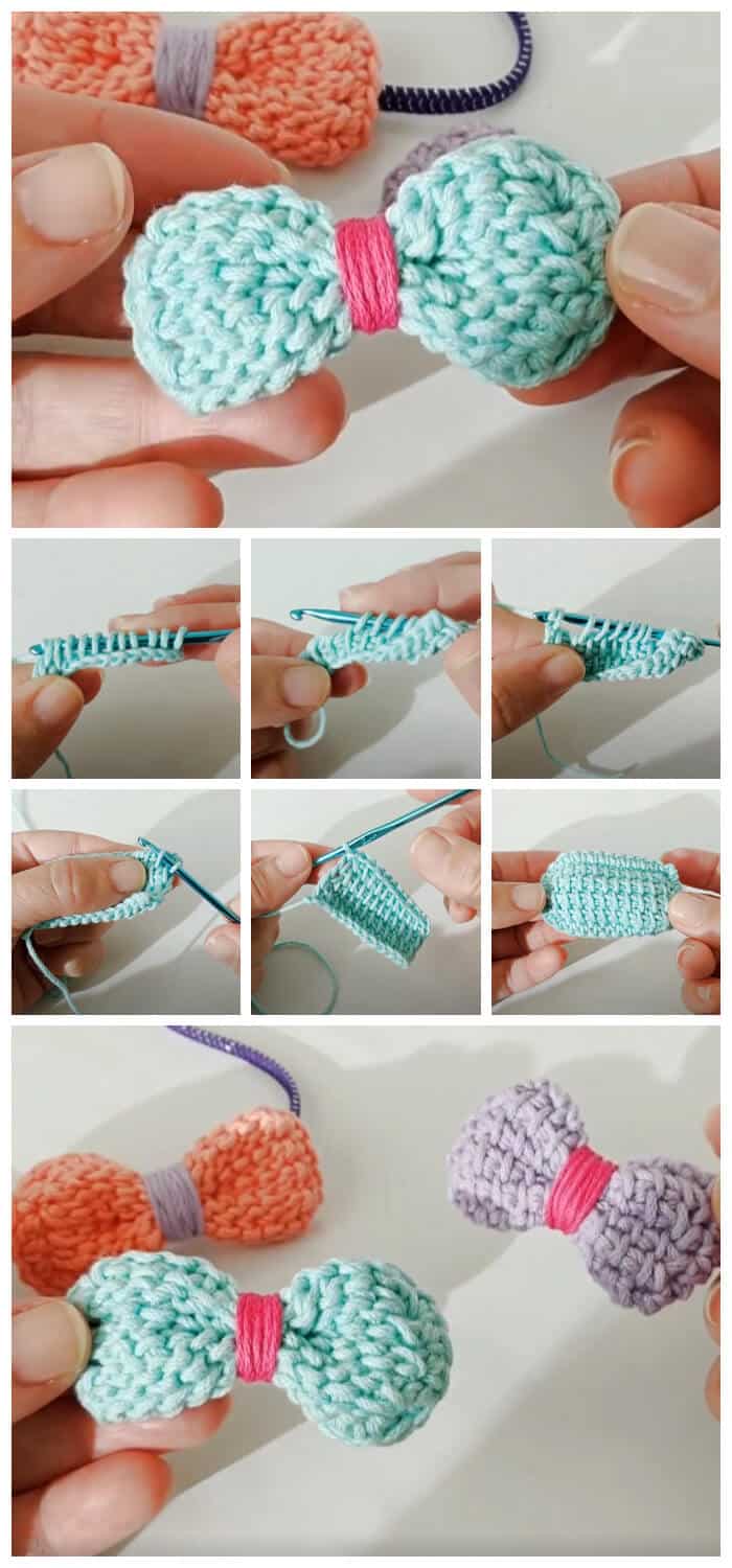 Learn to Crochet - So today I show you how to crochet Easy Crochet Ties For Decorative with just simple stitch. This crochet bow pattern is so easy, it’s almost embarrassing to post.