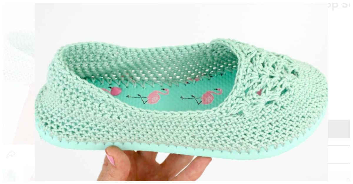 crochet slippers with flip flop soles