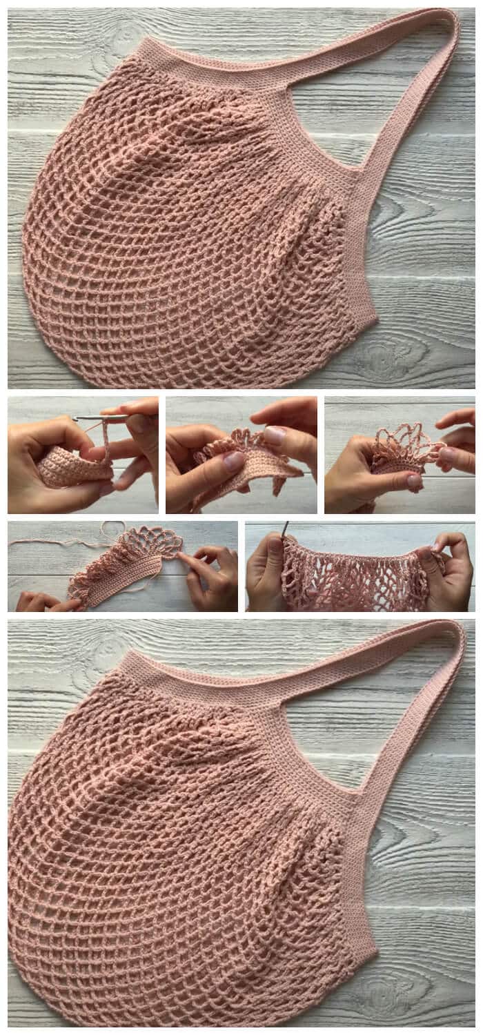It’s very easy to learn how to crochet string Bag, they are can be made small enough that they are easy to pop into your handbag to take shopping with you.