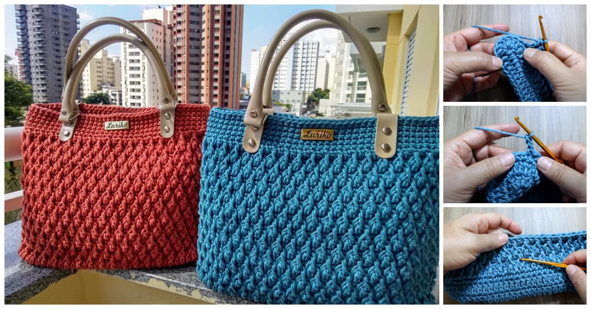 Learn to Crochet - Today we are going to learn How to Crochet New Stitch Crochet Bag Tutorial. It will be the essential tool for your everyday look, because it fits with every cloth, accessory or makeup that you’ll put on.