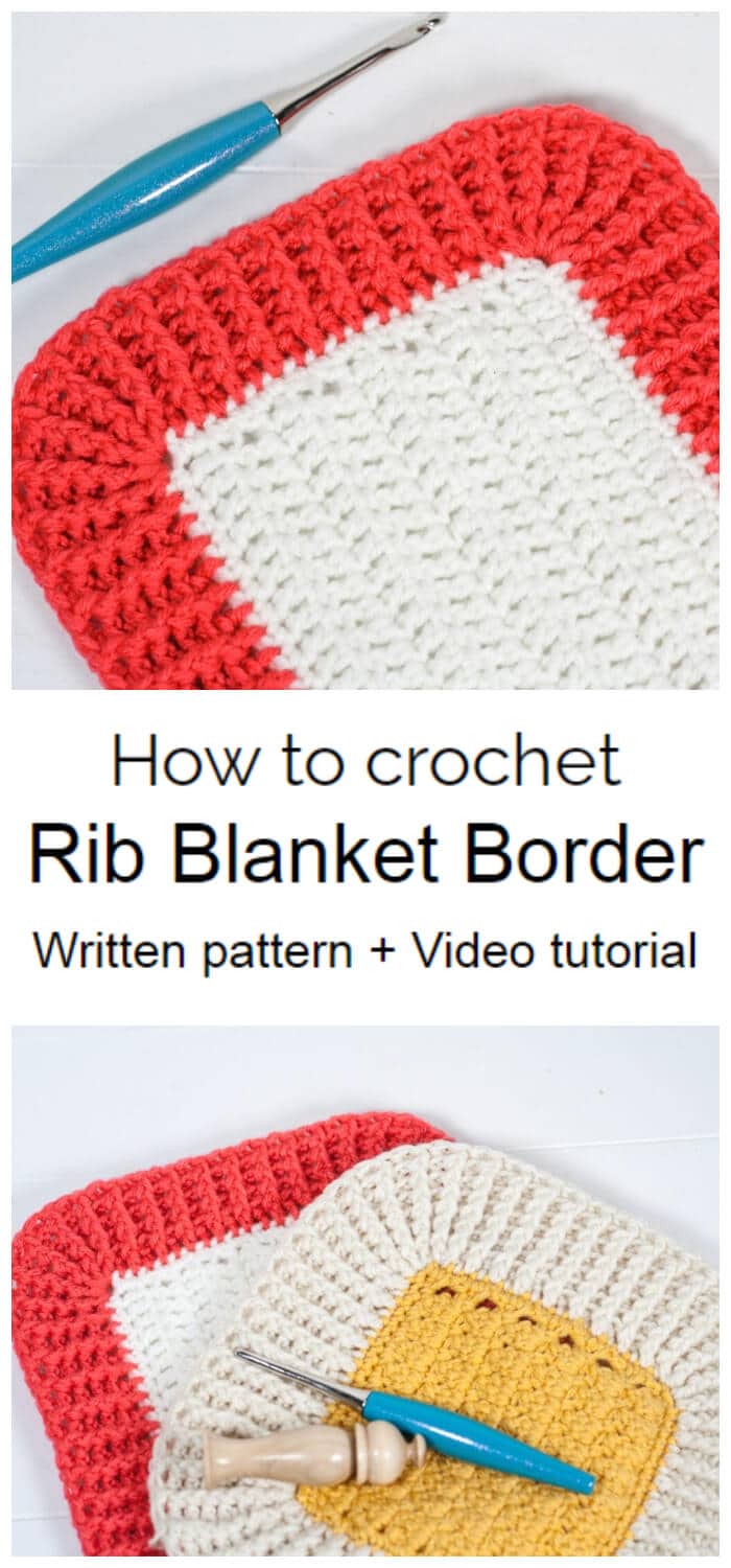 Today we are going to learn How to Crochet Rib Crochet Border. This simple rib crochet blanket border is a great addition to any blanket.