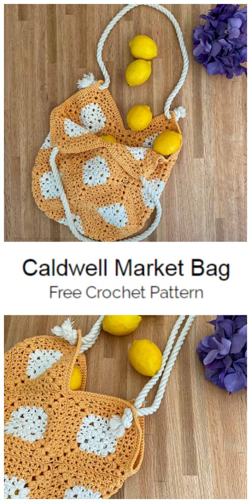 Caldwell Crochet Market Bag - Crochet Kingdom