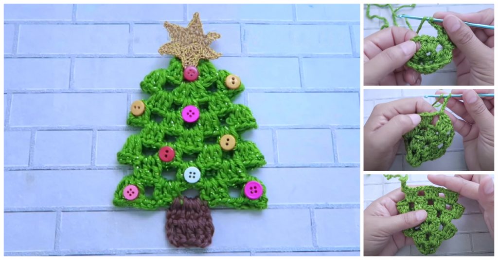 We are going to learn How to Crochet Christmas Tree Ornament. This is a quick pattern to whip up in everyone’s favorite corner-to-corner technique and it uses minimal amounts of yarn. 