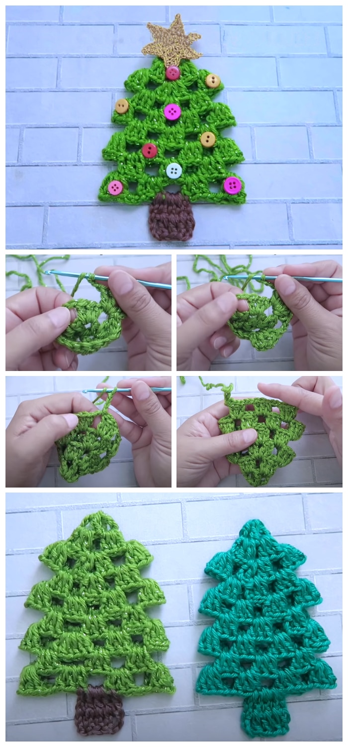 We are going to learn How to Crochet Christmas Tree Ornament. This is a quick pattern to whip up in everyone’s favorite corner-to-corner technique and it uses minimal amounts of yarn. 