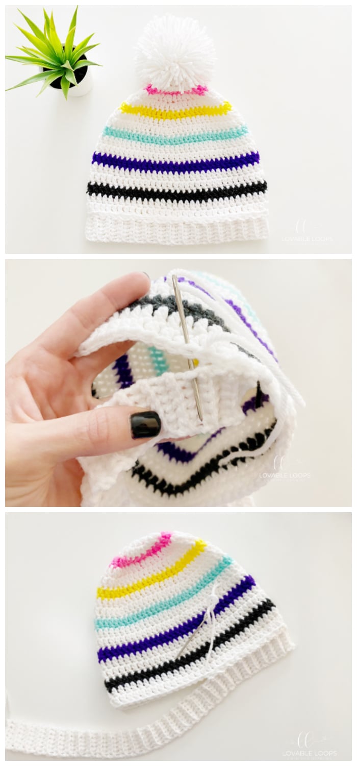 We are going to learn How to Crochet Color Pop Beanie Pattern. I think it would be good for beginner crocheters who want to practice color changes.