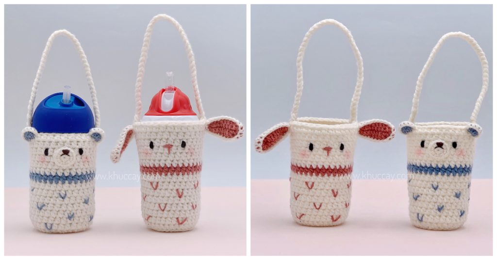 We are going to learn How To Crochet Water Bottle Holder. These water bottle holders will help you carry your water with you when you are on the go.