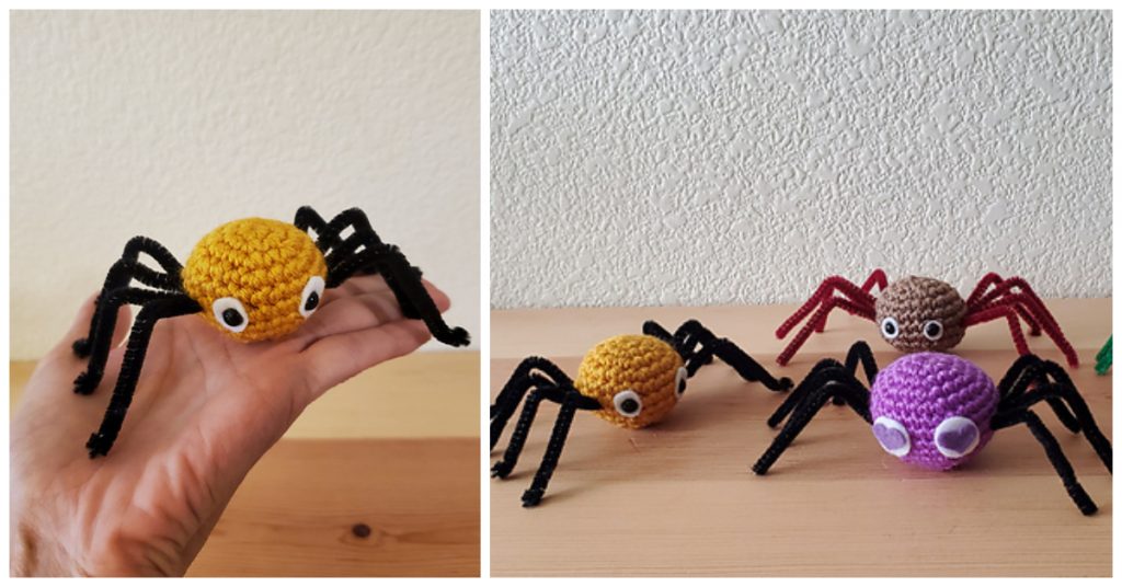 Halloween Crochet Amigurumi Spider - Crochet Kingdom